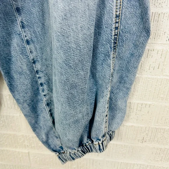 Pilcro Beachy High-Rise Parachute Jeans | Baggy Denim | Coastal Cowgirl Small - Picture 5 of 10